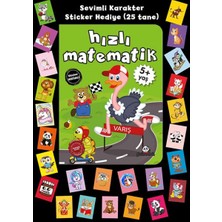 Beyaz Panda Yayınları Stickerlı 5+ Yaş Hızlı Matematik