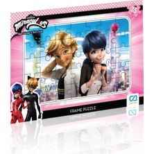 Ca Games Mıraculous Frame Puzzle  - 35