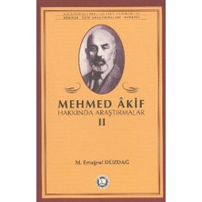 Marmara Üniversitesi İlahiyat Fakültesi Vakfı Mehmed Akif Hakkında Araştırmalar 2