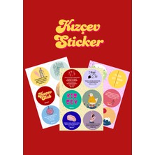 Kızçev Ilham Sticker Seti – 3'lü Motivasyon ve Tasarım Sticker Paketi