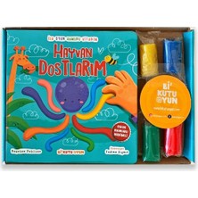 Bi Kutu Oyun Ilk Oyun Hamuru Kitabım – Hayvan Dostlarım (Oyun Hamuru Hediyeli)