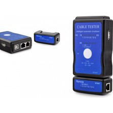 Marsilyan Kablo Test Cihazı RJ11 RJ45 RJ12 USB Siyah HDX6512