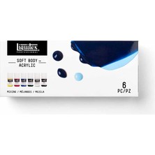 Liquitex : Professional : Soft Body : Akrilik Boya Seti : 6 Renk x 22 ml (Mixing)