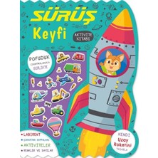 İndigo Çocuk Sürüş Keyfi - Çıkartmalı Aktivite Kitabı