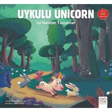 1001 Çiçek Kitaplar Uykulu Unicorn