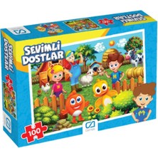 Ca Games Sevimli Dostlar Puzzle 100