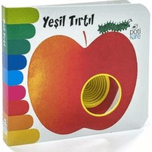 Pötikare Yayınları Mini Delikli Kitaplar Serisi - Yeşil Tırtıl