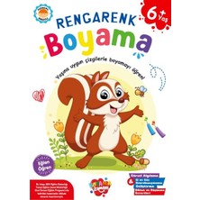 Boyama Zamanı Rengarenk Boyama 6 Yaş