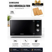 Samsung Yemek Isıtma, Buz Çözme ve Pratik Mutfak Kullanımı Için 23 Litre Solo Mikrodalga Fırın