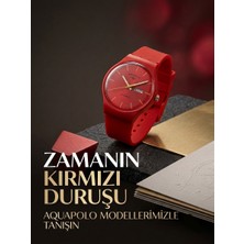 PasajGo Aqua Di Polo 1987 Unisex Krem Kadranlı Minimal Silikon Kol Saati