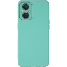 Eco Port Oppo Reno 7 Lite Kılıf Lansman Glass Kapak - Turkuaz