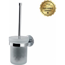 Premium Pirinç Lotus Montajlı Klozet Fırçalık