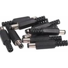 Exa Erkek Dc Power Jack 5.5mm x 2.1mm 10 Adet