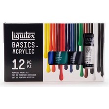 Liquitex : Basics : Akrilik Boya Seti : 12 Renk x 22 ml