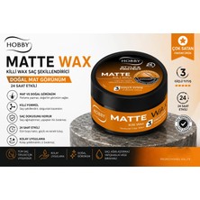 Hobby  Style & Protect Matte Wax 100 ml  Saç Şekillendirici Krem ve Wax