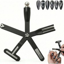 Aba Nails 9'u Bir Arada Çok Yönlü Kedi Gözü Kalıcı Oje Mıknatısı Cat Eye Magnet MLTCAT004