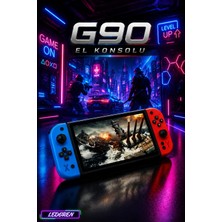 L'edoren G90 7 Inç IPS Retro El Oyun Konsolu 10000+ Oyun 4000MAH Taşınabilir Konsol
