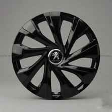 Luvak Peugeot Partner Uyumlu Jantkapağı - 14 Inç - 1 Takım (4 Adet) - Çelik Görünümlü 1140R14