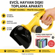 Veyron Pet Poşet Hazneli Dışkı Toplama Aparatı Tek Elle Kullanım Köpek Atık Toplayıcı