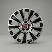 Luvak Fiat Doblo Uyumlu Jantkapağı - 16 Inç - 1 Takım (4 Adet) - Çelik Görünümlü 1070R16