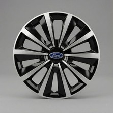 Luvak Ford Courier Uyumlu Jantkapağı - 15 Inç - 1 Takım (4 Adet) - Çelik Görünümlü 1100R15