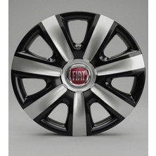 Luvak Fiat Palio Uyumlu Jantkapağı - 14 Inç - 1 Takım (4 Adet) - Çelik Görünümlü 1010R14