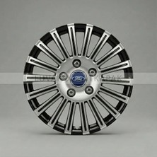 Luvak Ford C Max Uyumlu Jantkapağı - 15 Inç - 1 Takım (4 Adet) - Çelik Görünümlü 1060R15