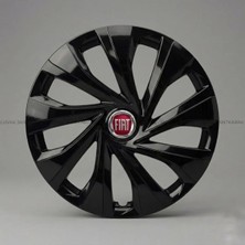 Luvak Fiat Siena Uyumlu Jantkapağı - 14 Inç - 1 Takım (4 Adet) - Çelik Görünümlü 1140R14