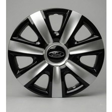 Luvak Ford C Max Uyumlu Jantkapağı - 15 Inç - 1 Takım (4 Adet) - Çelik Görünümlü 1010R15