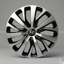 Luvak Hyundai I20 Uyumlu Jantkapağı - 14 Inç - 1 Takım (4 Adet) - Çelik Görünümlü 1090R14