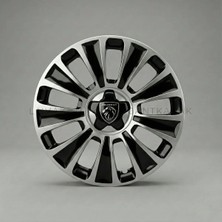 Luvak Peugeot Expert Uyumlu Jantkapağı - 16 Inç - 1 Takım (4 Adet) - Çelik Görünümlü 1070R16