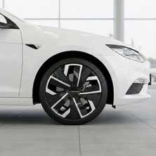 Luvak Tüm Renault Modellere Uyumlu 15 Inç Çıtalı Beyaz Jantkapağı - 1 Takım (4 Adet) 1000R15