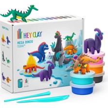 Hey Clay Yaratıcı Kil Seti - Mega Dinos