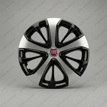 Luvak Fiat Doblo Uyumlu Jantkapağı - 15 Inç - 1 Takım (4 Adet) - Çelik Görünümlü 1040R15
