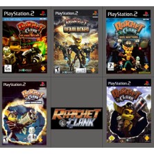 Playstatıon 2 - Ratchet And Clank Serisi 5 Oyunluk Set - Sadece Çipli Cihazlar Için!