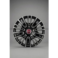 Luvak Fiat Linea Uyumlu Jantkapağı - 15 Inç - 1 Takım (4 Adet) - Çelik Görünümlü 1130R15
