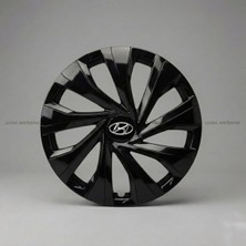 Luvak Hyundai I20 Uyumlu Jantkapağı - 15 Inç - 1 Takım (4 Adet) - Çelik Görünümlü 1140R15