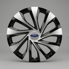 Luvak Ford C Max Uyumlu Jantkapağı - 16 Inç - 1 Takım (4 Adet) - Çelik Görünümlü 1080R16
