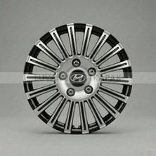 Luvak Hyundai Starex Uyumlu Jantkapağı - 15 Inç - 1 Takım (4 Adet) - Çelik Görünümlü 1060R15