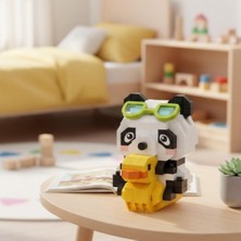 Freedom Storee LZ-8634 Ördekli Panda 190 Parça Block Oyuncak-Mini Poşet