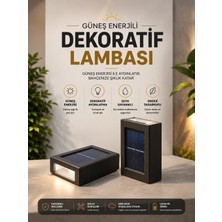 Renklime Bahçe Aydınlatması Solar Güneş Enerjili Dekoratik LED Işıklı Lamba