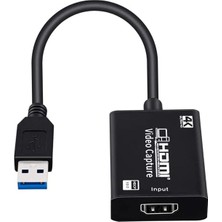 Empressco 4K HDMI Video Capture USB Görüntü Yakalama Canlı Yayın Kartı Capture Adaptör