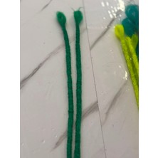 Yasemin Kaplan Renk Seçenekli Tak-Çıkar Rasta Örgü Saç Aksesuarı Seti