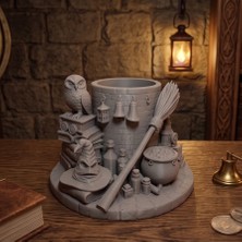 Nokta Labs Fantastik Büyücü Figürlü Kalemlik - Magic Wizard Pencil Holder