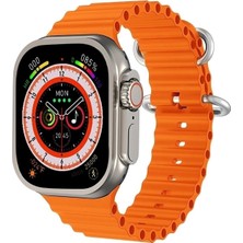 Beruflic 49MM Gümüş Kasa ve Turuncu Çelik Kordonlu Akıllı Saat - Nabız, Gps, Uyku Takibi Özellikli
