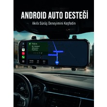 Renklime Dokunmatik Ayna Carplay Araç Kamera Ekranı Ön Arka Kayıt Destekli