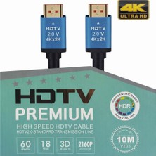 Taplin TH-148-10 10 mt Altın Uçlu 4K HDMI Kablo (Kutulu)