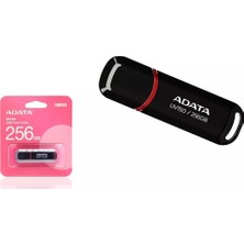 Adata UV150-256 256 GB Siyah Usb3.2 Gen1 Flash Bellek