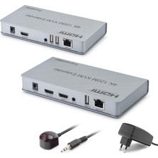 ForWhat Büro Ev Ofis Cihazları Için 4K 120 M USB Ir Loop Out Hdmı Kvm Extender