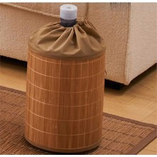 Empressco Lüx Bambu Damacana Kılıfı Kumaş Korumalı Ipli 52*42 cm 19 Lt Kılıf -Bambu